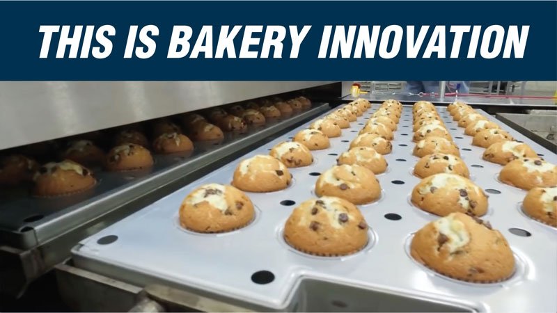 Industrial baking equipment food processing banner