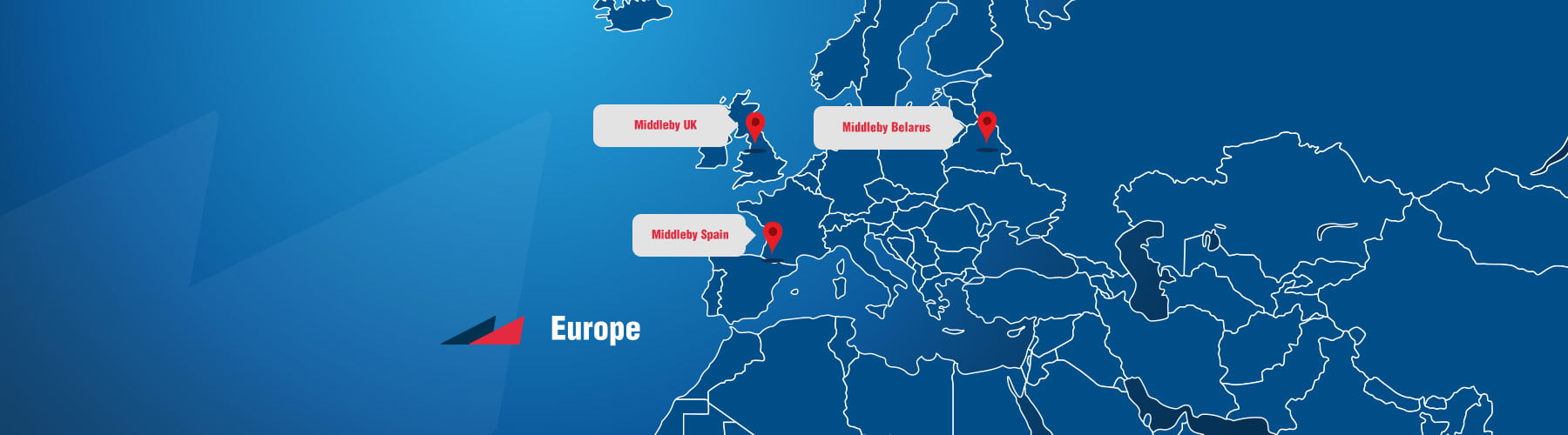 Middleby European map locations