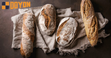 Artisan breads with Doyon logo