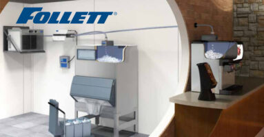 Follett RIDE ice machine hidden out of view