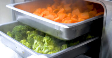 Cooking with steam preserves nutrients in food