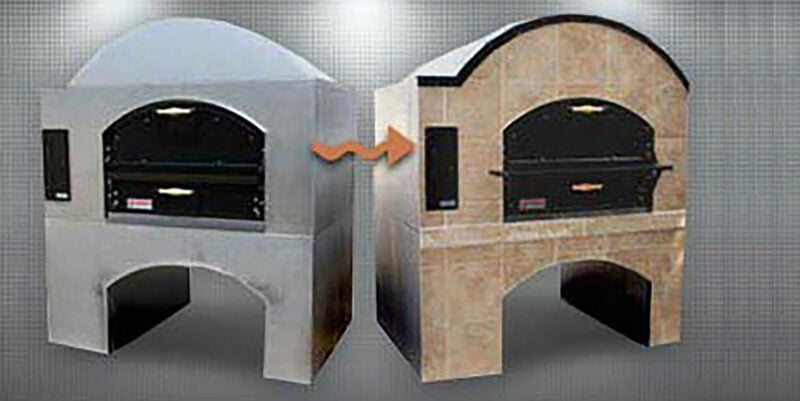 Marsal deck pizza oven finishing kit