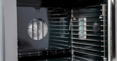 interior cavity of a southbend convection oven