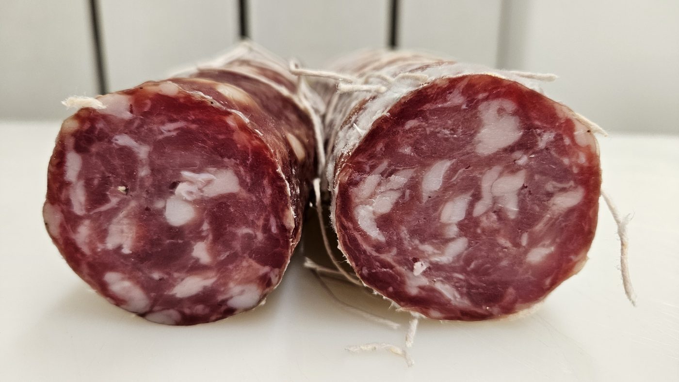 cross section of salami