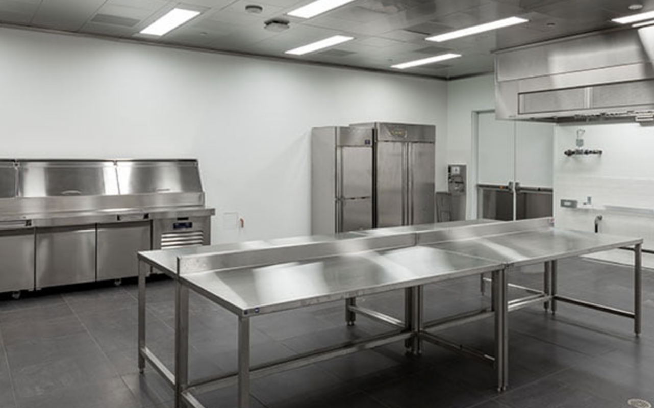 wide shot of the ad hoc kitchen at the middleby mik